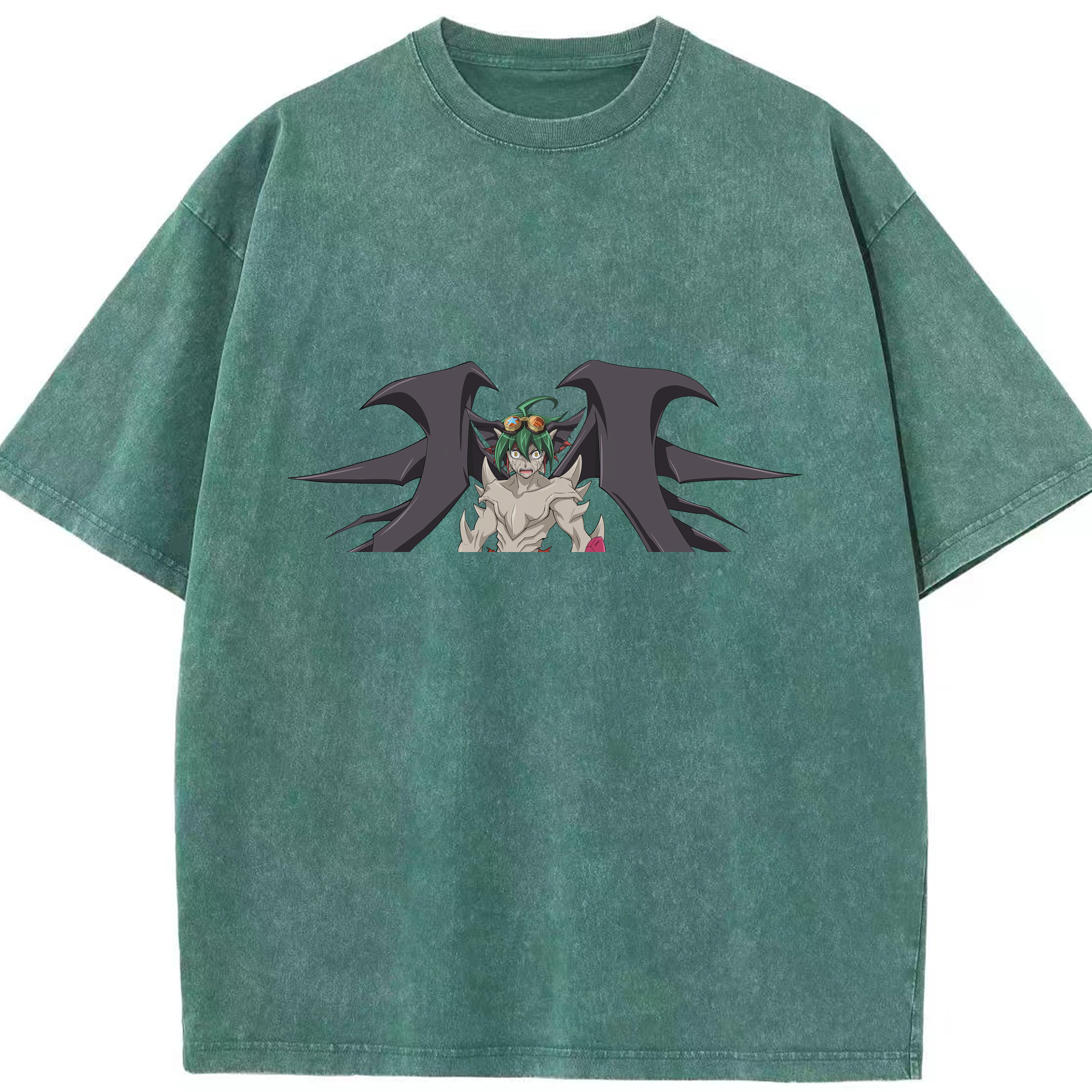 （画像用） 遊☆戯☆王 Yu-Gi-Oh! 綿100% ヴィンテージ風 半袖Tシャツ（フロントプリント）